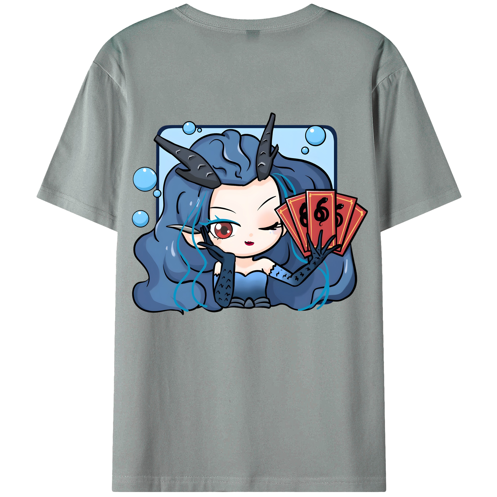 （画像用） Ne Zha 2 ナタ 魔童の大暴れ 綿100％ メンズ半袖Tシャツ（バックプリント） 通気性